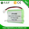 Batterie / cellule de téléphone sans fil de l&#39;AAA 3.6V 700mAh pour l&#39;empire CPH-464D SD-7500 SD-7501